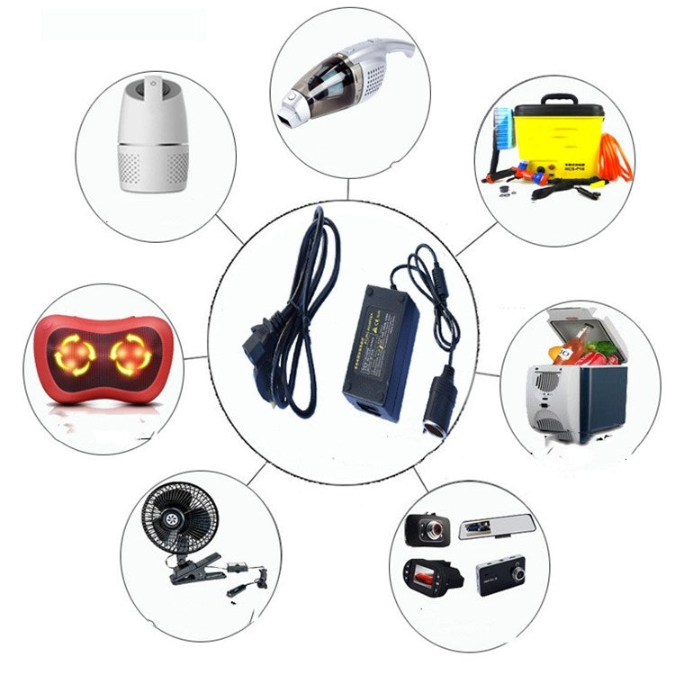 220V To 12V Power Converter 10A160W Car To Home Converter Dedicated Inverter for Car Refrigerator, Plug  Type:US  Plug