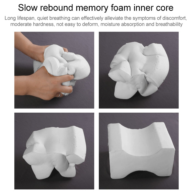 Orthopedic Memory Foam Knee Wedge Pillow for Sleeping Sciatica Back Hip Joint Pain Relief Contour Thigh Leg Pad Support Cushion - Cushions & Pillows by PMC TechLife | Online Shopping South Africa | PMC TechLife | Buy Now Pay Later Mobicred