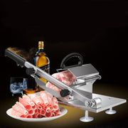 Alloy Stainless Steel Household Manual Thickness Adjustable Meat Vegetables Slicer Meat Slicing Machine(Silver)