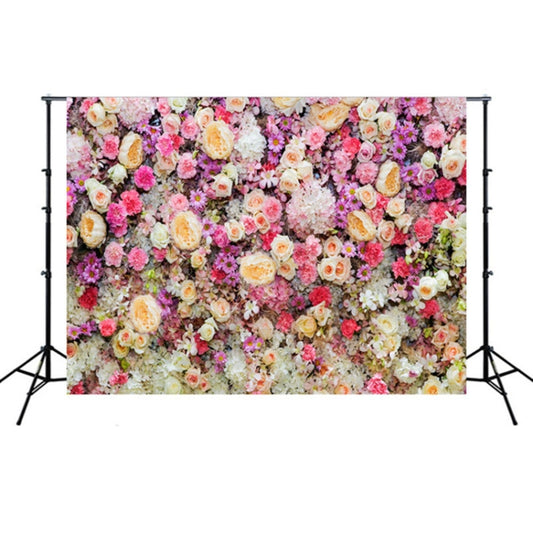 2.1m x 1.5m Flower Wall Simulation Rose Wedding Party Arrangement 3D Photography Background Cloth(H3) - free shipping - PMC Jewellery - Order now!