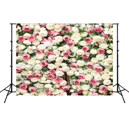 2.1m x 1.5m Flower Wall Simulation Rose Wedding Party Arrangement 3D Photography Background Cloth(H4) - free shipping - PMC Jewellery - Order now!