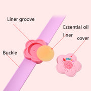 4 PCS Outdoor Portable Cartoon Mosquito Repellent Bracelet Anti-mosquito Snap Ring, Style:Popular Fruits
