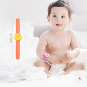 4 PCS Outdoor Portable Cartoon Mosquito Repellent Bracelet Anti-mosquito Snap Ring, Style:Popular Fruits