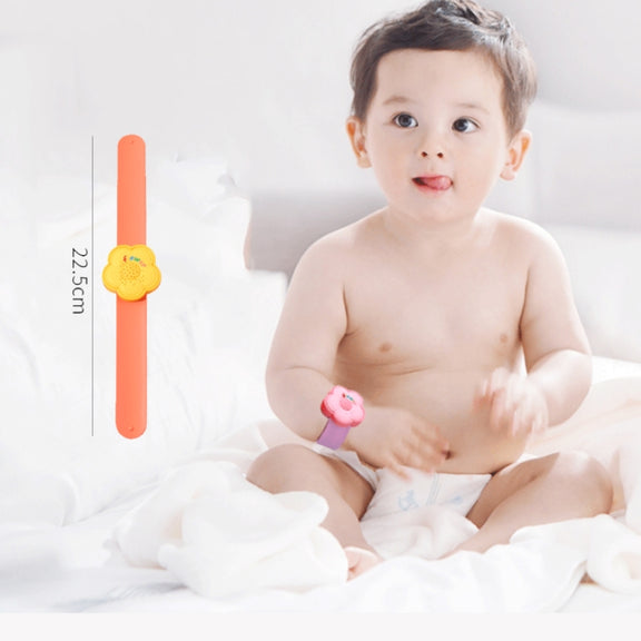 4 PCS Outdoor Portable Cartoon Mosquito Repellent Bracelet Anti-mosquito Snap Ring, Style:Popular Fruits