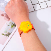 4 PCS Outdoor Portable Cartoon Mosquito Repellent Bracelet Anti-mosquito Snap Ring, Style:Popular Fruits