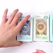 4 PCS Outdoor Portable Cartoon Mosquito Repellent Bracelet Anti-mosquito Snap Ring, Style:Popular Fruits