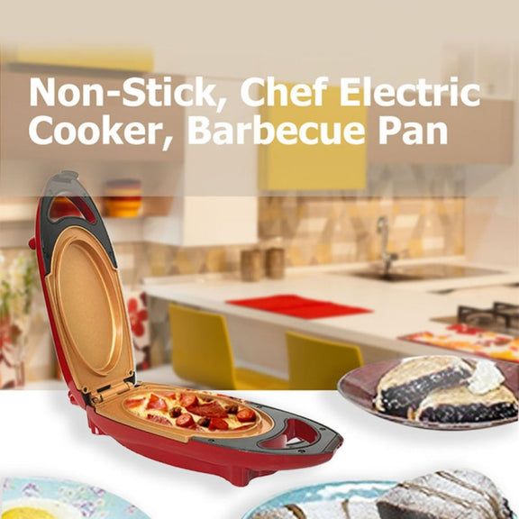 Dual Layer Smokeless Nonstick Electrical Pot AU Plug