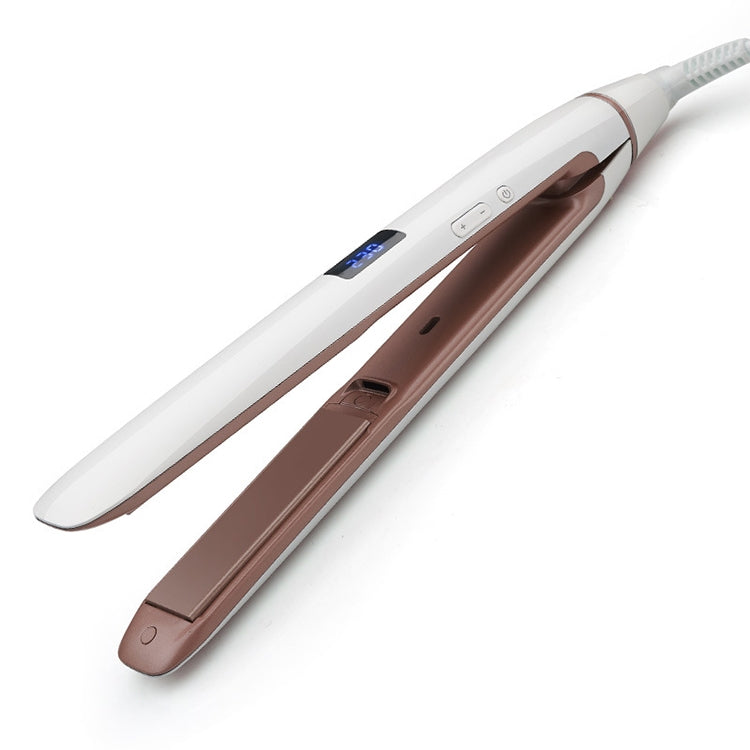 Professional Hair Straightener LED Display Ceramic Coating Plate Ionic Curling Flat Iron(EU 45W) - free shipping - PMC TechLife - Order now!