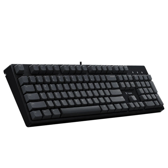 Rapoo V860 Desktop Wired Gaming Mechanical Keyboard, Specifications:104 Keys(Black Shaft)