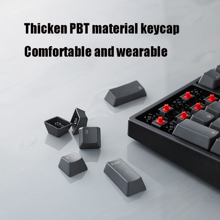 Rapoo V860 Desktop Wired Gaming Mechanical Keyboard, Specifications:104 Keys(Black Shaft)