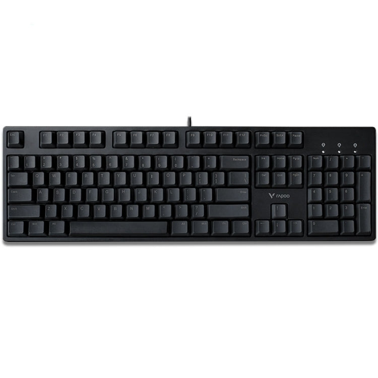 Rapoo V860 Desktop Wired Gaming Mechanical Keyboard, Specifications:104 Keys(Green Shaft) - free shipping - PMC Jewellery - Order now!