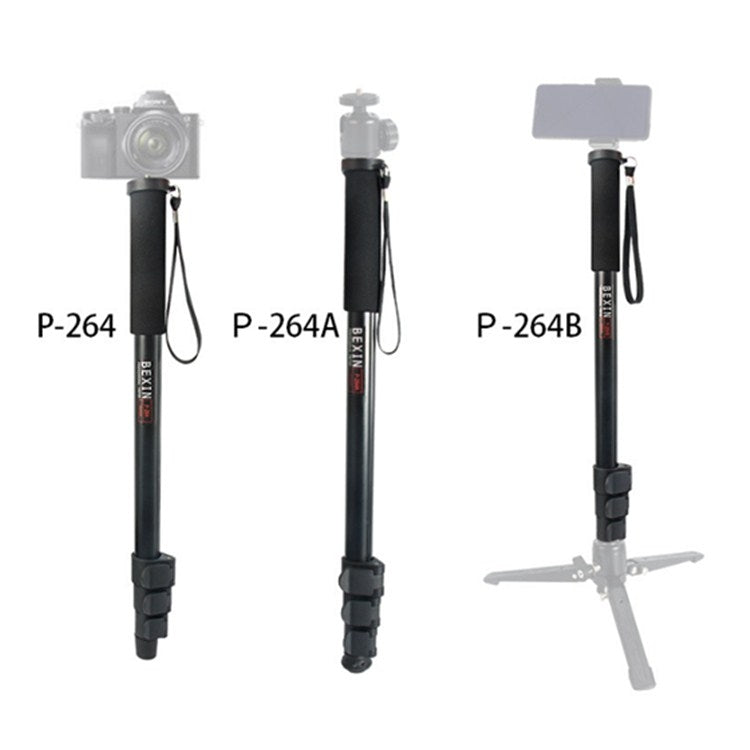 BEXIN P-264BPortable Mobile Phone SLR Camera Photography Monopod Holder Selfie Mount Alpenstock Pole - Monopods by BEXIN | Online Shopping South Africa | PMC TechLife | Buy Now Pay Later Mobicred