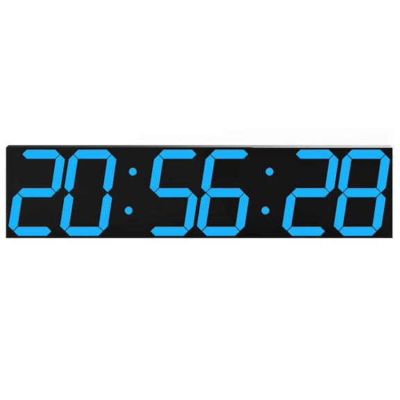 Creative LED Digital Wall Clock Multi-function WIFI Clock, Style:6 Bit Sealed Box WIFI(Ice Blue)