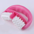 T9142 Plastic Manual Two-wheel Massager Round Handle Massager(Red) - free shipping - PMC TechLife - Order now!