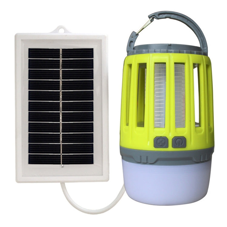 Solar Power Mosquito Killer Outdoor Hanging Camping Anti-insect Insect Killer, Color:Light Green + Solar Panel - Outdoor Insect Repellent by PMC TechLife | Online Shopping South Africa | PMC TechLife | Buy Now Pay Later Mobicred
