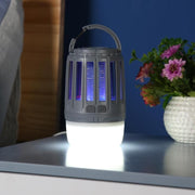 Solar Power Mosquito Killer Outdoor Hanging Camping Anti-insect Insect Killer, Color:Green + Solar Panel