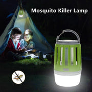Solar Power Mosquito Killer Outdoor Hanging Camping Anti-insect Insect Killer, Color:Gray+ Solar Panel