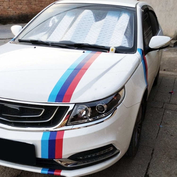 Flag Striped Car Hood Vinyl Sticker Body Decal(Tricolor) - Decorative Sticker by PMC TechLife | Online Shopping South Africa | PMC TechLife | Buy Now Pay Later Mobicred