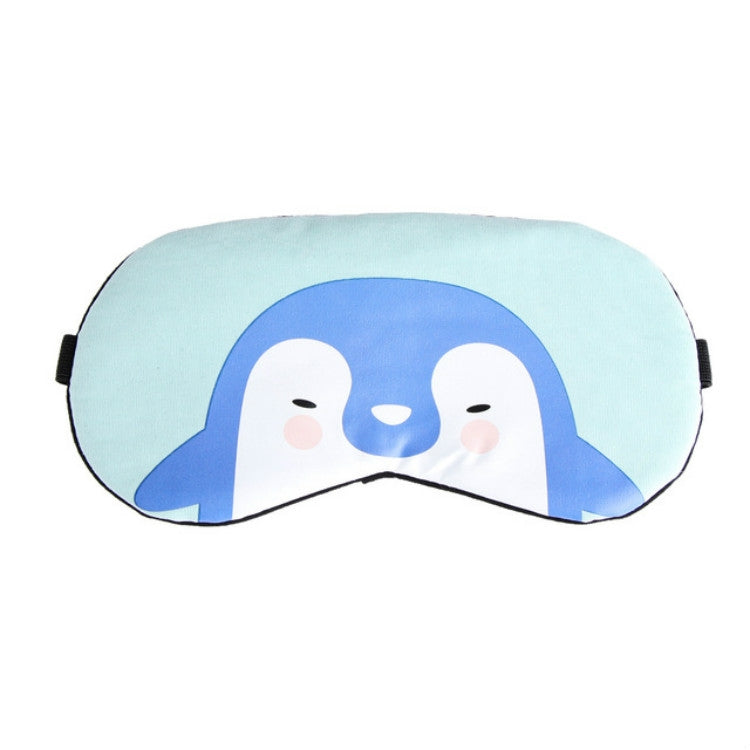 Cartoon Animal Cute Sleep Eye Mask Eyeshade Cover Massage Relax Eye Mask(Light Blue Penguin) - free shipping - PMC TechLife - Order now!
