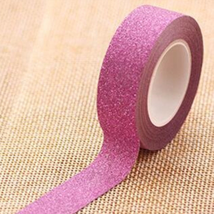 Flash Washi Sticky Paper Tape Label DIY Decorative Tape, Length: 10m(Rose Red) - Tape & Solid glue by others | Online Shopping South Africa | PMC TechLife