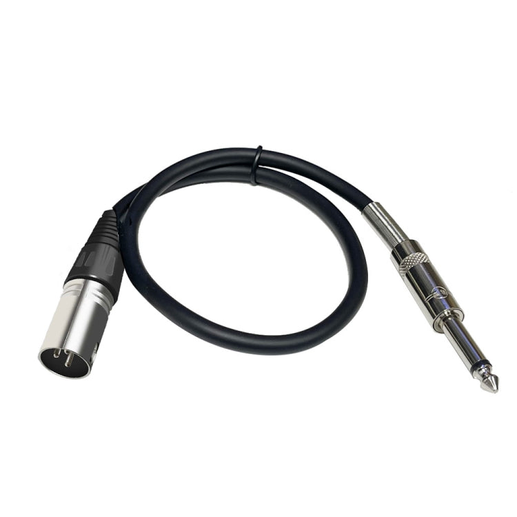 6.35mm Caron Male To XLR 2pin Balance Microphone Audio Cable Mixer Line, Size:15m