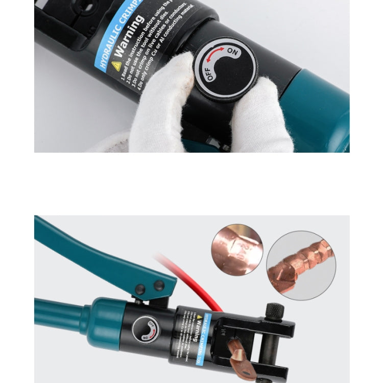 Electrician Overall Manual Hydraulic Pliers Multi-function Crimping Pliers, Model:YQK240(4-240mm)