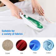 Handheld Garment Steamer Brush Portable Clothes Steam Iron, US Plug 110V(Blue)