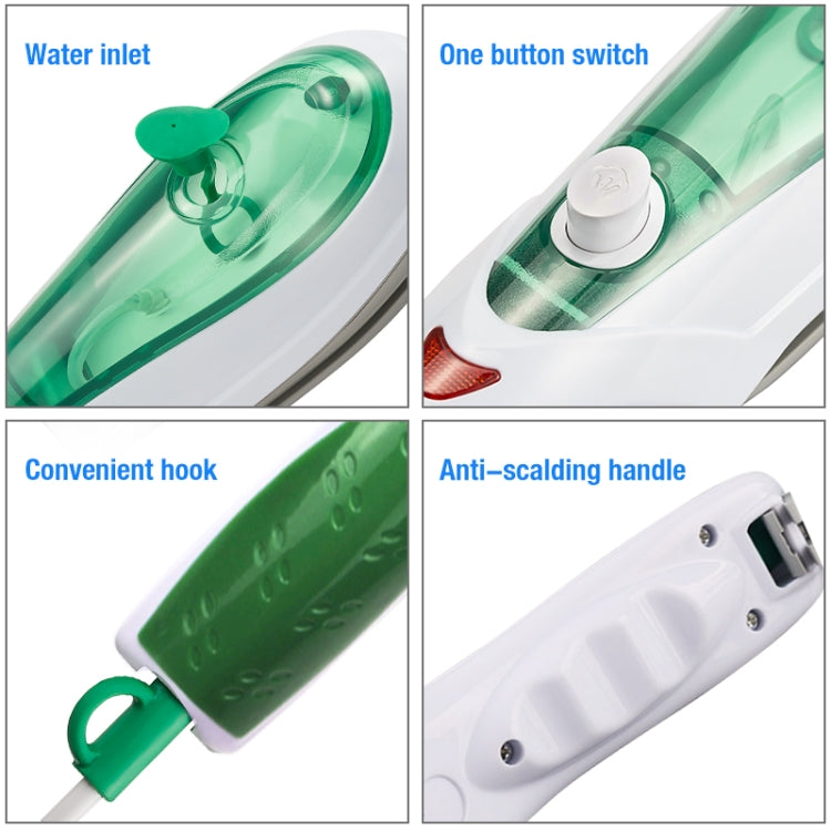 Handheld Garment Steamer Brush Portable Clothes Steam Iron, UK Plug 220V(Blue) - Garment Steamer by PMC TechLife | Online Shopping South Africa | PMC TechLife | Buy Now Pay Later Mobicred