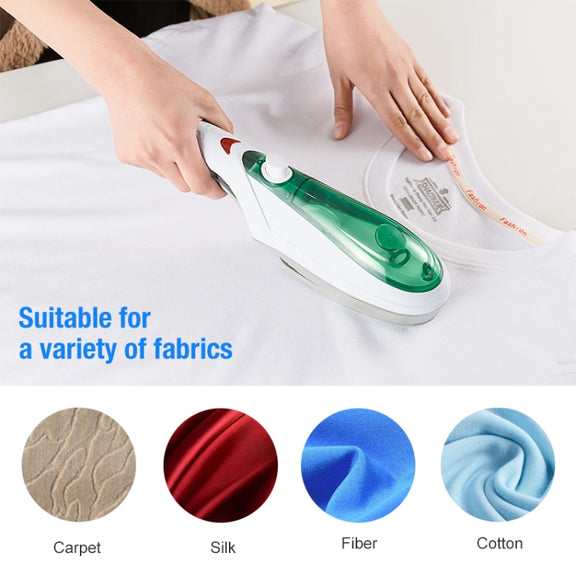 Handheld Garment Steamer Brush Portable Clothes Steam Iron, EU Plug 220V(Blue)