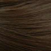 Women's Wool Long Hair With Bangs Natural Fluffy Wig, Color:Cold Brown 54CM