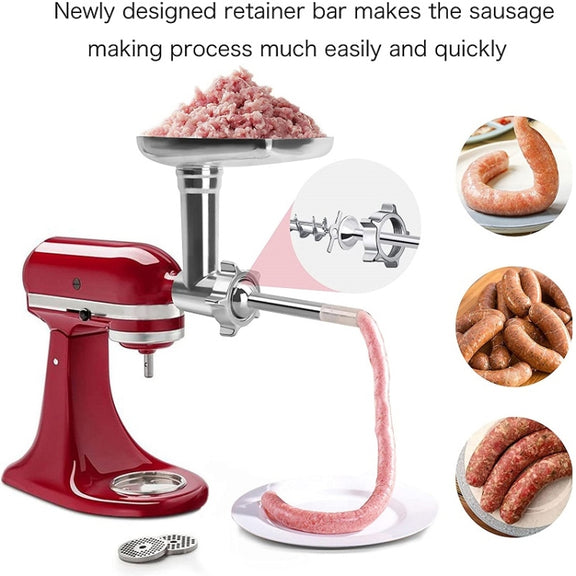 For KitchenAid Home Meat Grinders Making Accessories Tool Set(KA Meat Grinder Pass)