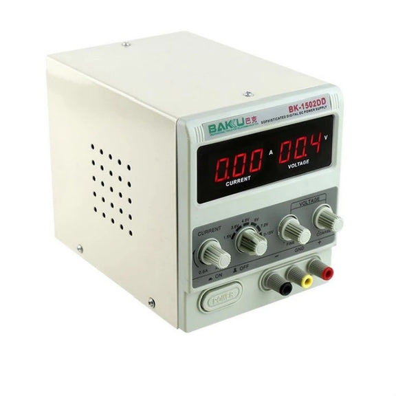 BAKU BK-1502DD DC Regulated Power Supply DC Ammeter Laptop Mobile Phone Repair Digital Display, Specification:110V US Plug
