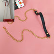 Women Bag PU Leather Chain Long Shoulder Strap Bag Accessories(Lychee Pattern Black) - Accessories by PMC TechLife | Online Shopping South Africa | PMC TechLife | Buy Now Pay Later Mobicred
