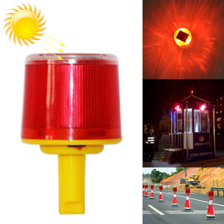 Night Solar Warning Construction Safety Warn Flash Lights Signal Light(Slim handle) - Warning Lights by PMC TechLife | Online Shopping South Africa | PMC TechLife | Buy Now Pay Later Mobicred
