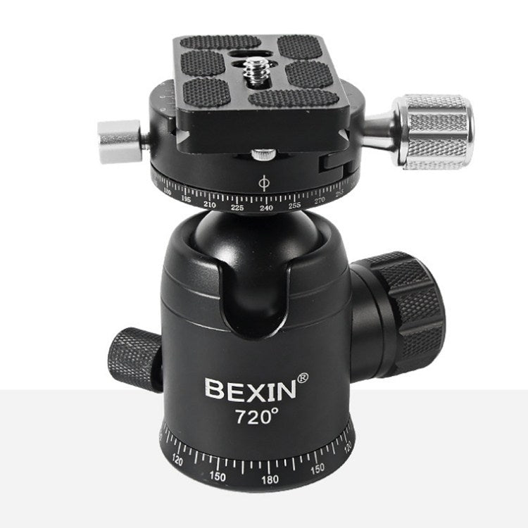 BEXIN 720 Degree Rotation Panoramic Aluminum Alloy Tripod Ball Head with Quick Release Plate - free shipping - PMC Jewellery - Order now!