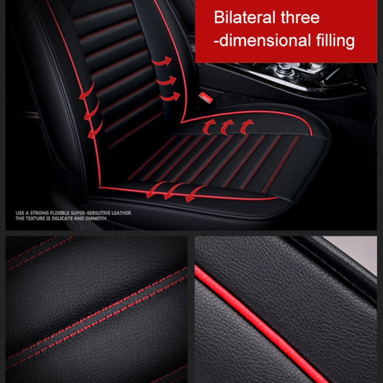 Universal PU Leather Car Seat Cover Coffee