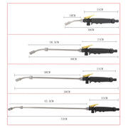 Garden Water Guns Stainless Steel Multifunction High Pressure Car Wash Spray Nozzle Hose Wand, Specification:72cm