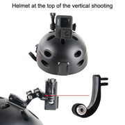 TELESIN Center Vertical Bend Arm Sports Camera Accessories For GoPro HERO11 Black / HERO9 Black / DJI Osmo Action 3