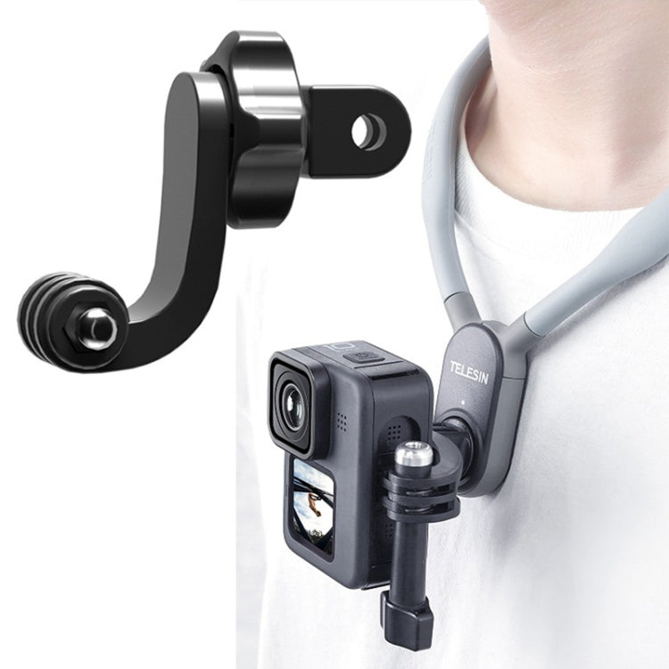 TELESIN Centered Universal Bend Arm Sports Camera Accessories For GoPro HERO11 Black / HERO9 Black / DJI Osmo Action 3 - Holder by PMC TechLife | Online Shopping South Africa | PMC TechLife | Buy Now Pay Later Mobicred