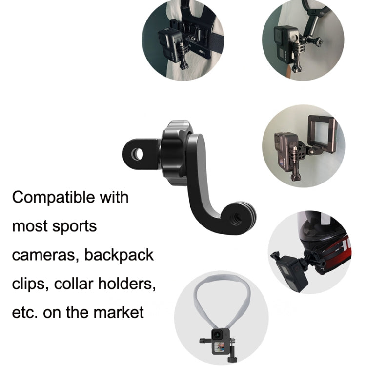 TELESIN Centered Universal Bend Arm Sports Camera Accessories For GoPro HERO11 Black / HERO9 Black / DJI Osmo Action 3 - Holder by PMC TechLife | Online Shopping South Africa | PMC TechLife | Buy Now Pay Later Mobicred