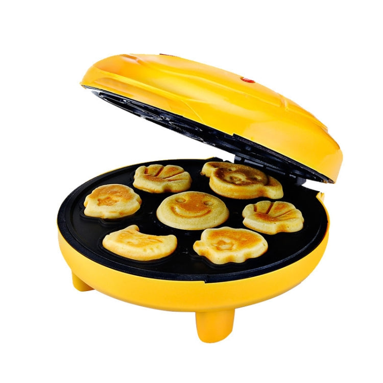 Household Cake Machine Mini Children Bread Machine Double-sided Heating Baking Machine UK Plug(Yellow) - free shipping - PMC TechLife - Order now!