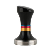 58mm CoffeeTamper Stainless Steel Coffee Powder Hammer Flat Base Powder Press(Black)