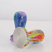 58mm Coffee Tamper Coloured Silicone Frosted Handle Coffee Hammer 304 Stainless Steel Powder Press Coffee Accessories Starry Sky