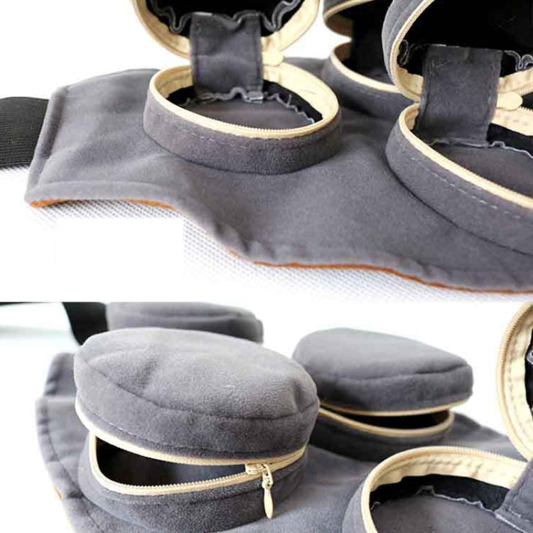 Moxibustion Clothing Thickened Smokeless Neck and Shoulder Insulation Clothing Moxibustion Flocking Cloth Cover, Style:1 United Gray - free shipping - PMC TechLife - Order now!