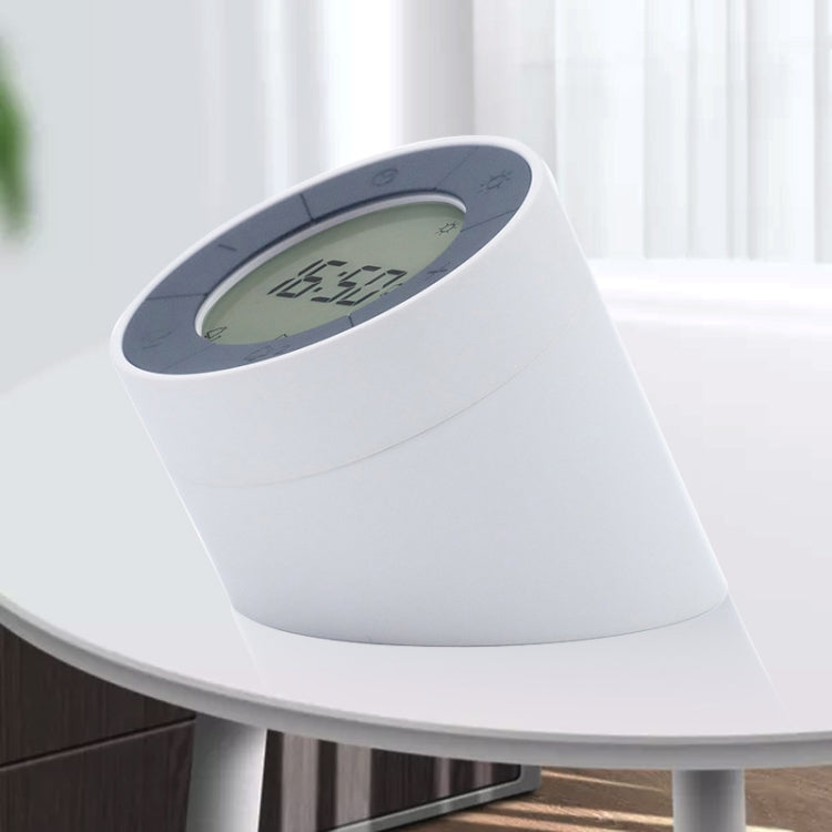 Simple Home Creative Multi-function Charging Stepless Dimming Alarm Clock Night Light(White) - Alarm Clocks by PMc TechLife | Online Shopping South Africa | PMc TechLife | Buy Now Pay Later Mobicred