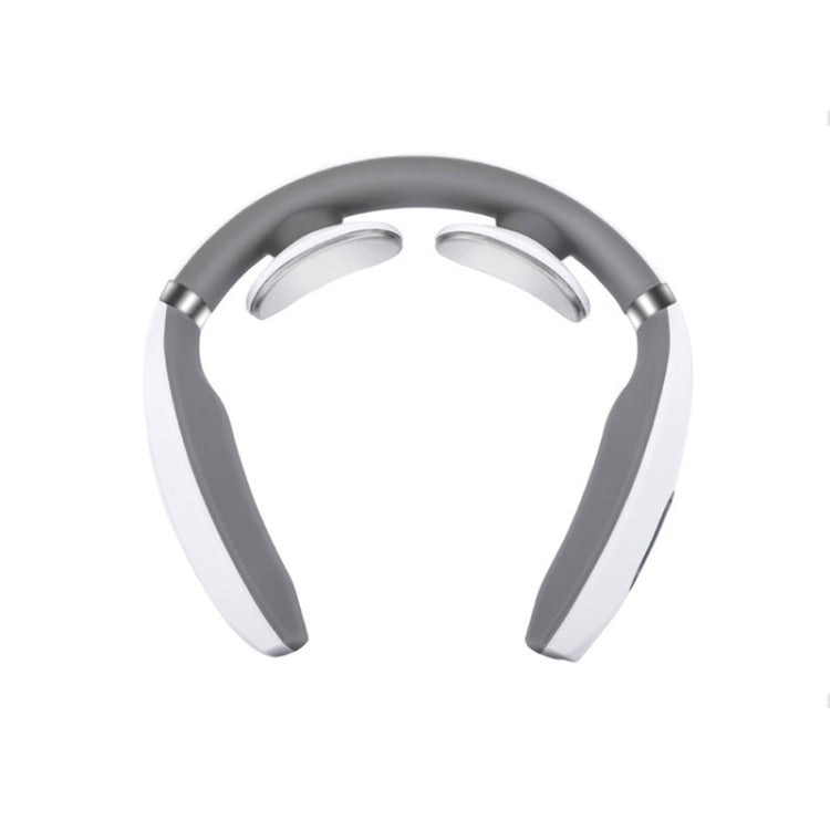 Cervical Vertebra Massager Charging Intelligent Pulse Physiotherapy Instrument Electromagnetic Vibration Neck Protector, Colour:Black