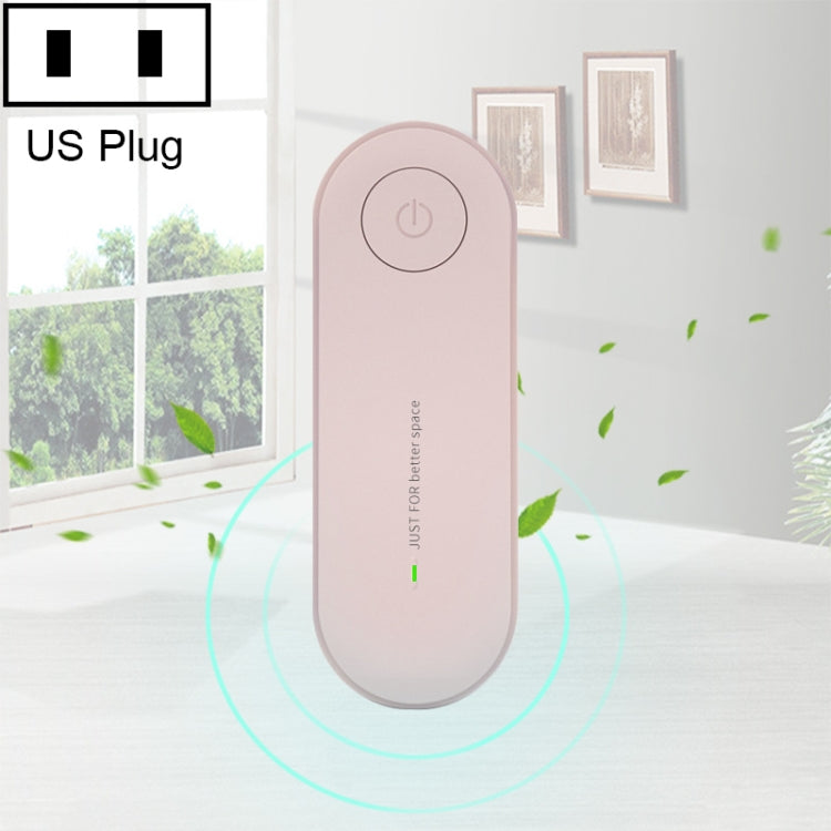 Mini Anion Air Purifier Smoke PM2.5 Remove Toilet Kitchen Air Purifier, Plug Type:US Plug(Pink) - free shipping - PMC TechLife - Order now!