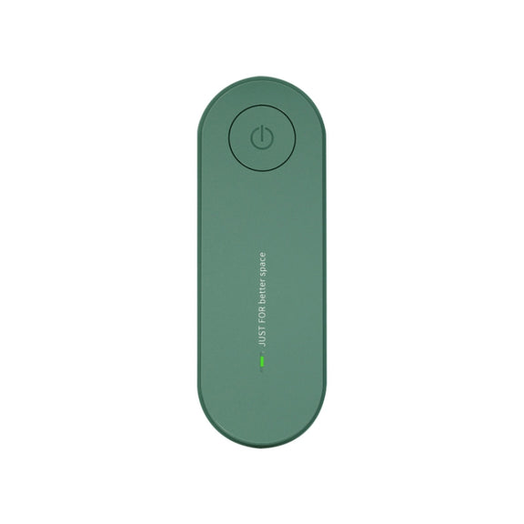 Mini Anion Air Purifier Smoke PM2.5 Remove Toilet Kitchen Air Purifier, Plug Type:EU Plug(Green)