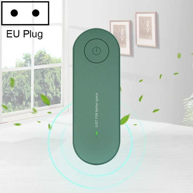 Mini Anion Air Purifier Smoke PM2.5 Remove Toilet Kitchen Air Purifier, Plug Type:EU Plug(Green) - free shipping - PMC TechLife - Order now!