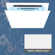 Central Air Conditioning Wind Shield Wall-Mounted Anti Direct Blowing Windshield, Size:45x45cm(White)